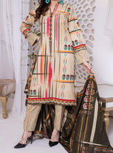 Daman By VS Textile Printed Cambric Unstitched 3 Piece Suit - 2525A