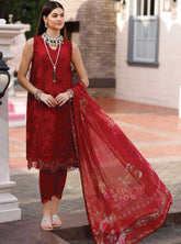 D#01 Noor By Saadia Asad Eid Handwork Schiffli Laserkari Collection 623