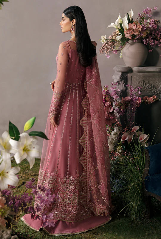 Afrozeh Embroidered Net Unstitched 3 Piece Suit - 01 Afrozeh Embroidered Net Unstitched 3 Piece Suit - 01