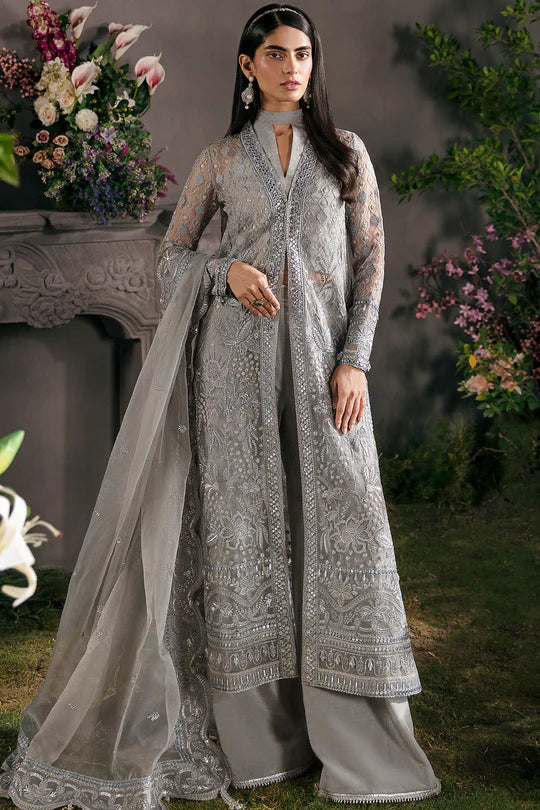 Afrozeh Embroidered Organza Unstitched 3 Piece Suit - 03 Afrozeh Embroidered Organza Unstitched 3 Piece Suit - 03