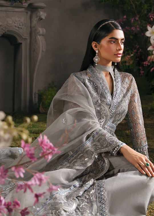 Afrozeh Embroidered Organza Unstitched 3 Piece Suit - 03 Afrozeh Embroidered Organza Unstitched 3 Piece Suit - 03