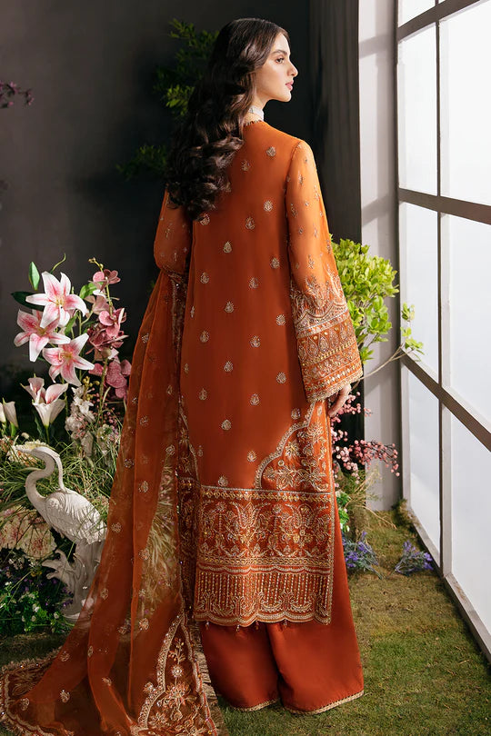 Afrozeh Embroidered Chiffon Unstitched 3 Piece Suit - 07 Afrozeh Embroidered Chiffon Unstitched 3 Piece Suit - 07
