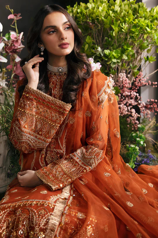 Afrozeh Embroidered Chiffon Unstitched 3 Piece Suit - 07 Afrozeh Embroidered Chiffon Unstitched 3 Piece Suit - 07