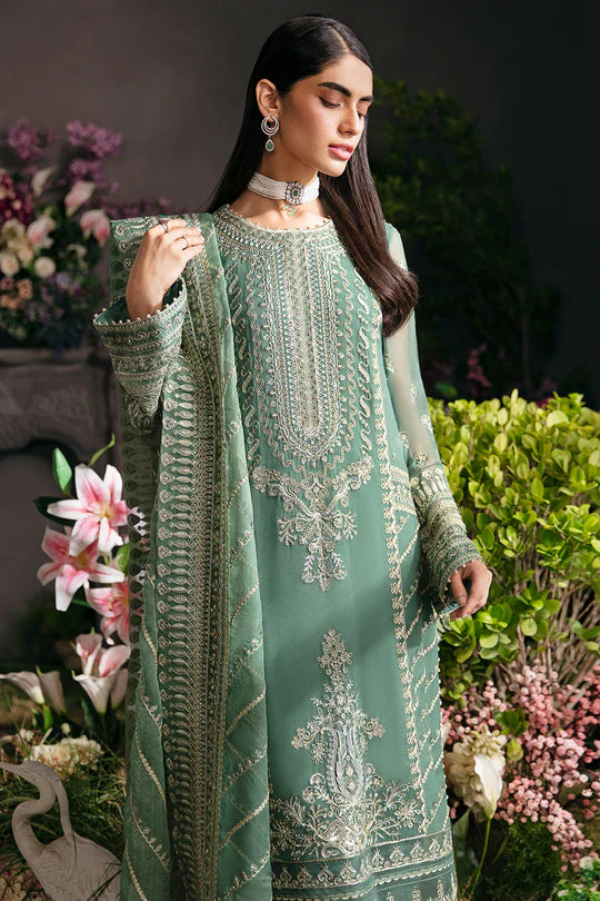 Afrozeh Embroidered Chiffon Unstitched 3 Piece Suit - 08 Afrozeh Embroidered Chiffon Unstitched 3 Piece Suit - 08