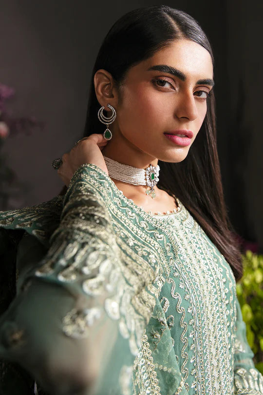 Afrozeh Embroidered Chiffon Unstitched 3 Piece Suit - 08 Afrozeh Embroidered Chiffon Unstitched 3 Piece Suit - 08