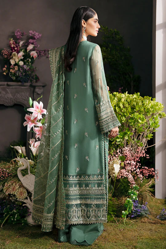 Afrozeh Embroidered Chiffon Unstitched 3 Piece Suit - 08 Afrozeh Embroidered Chiffon Unstitched 3 Piece Suit - 08