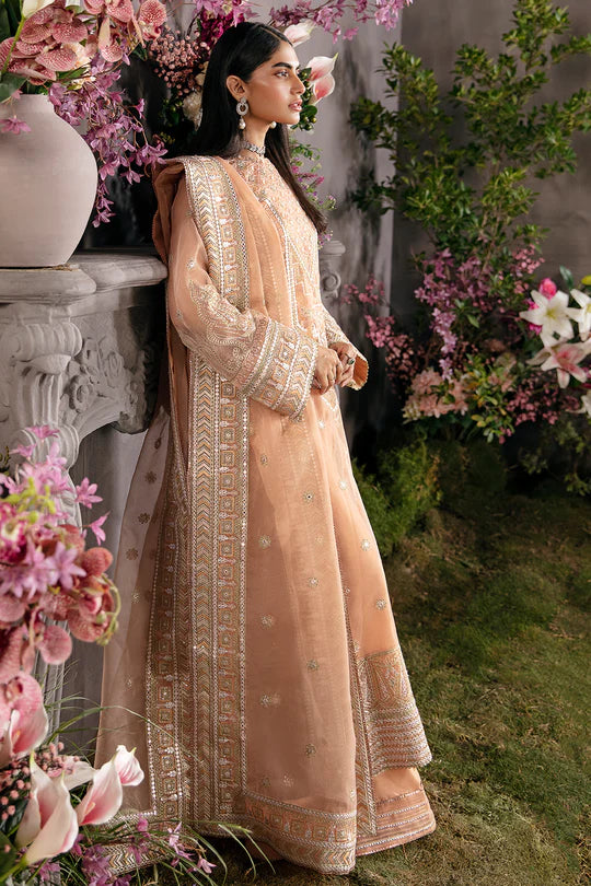 Afrozeh Embroidered Organza Unstitched 3 Piece Suit - 09 Afrozeh Embroidered Organza Unstitched 3 Piece Suit - 09