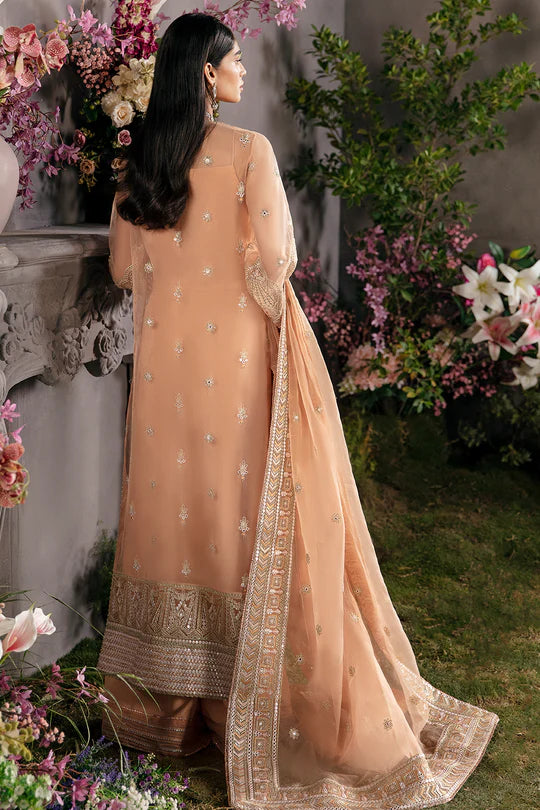 Afrozeh Embroidered Organza Unstitched 3 Piece Suit - 09 Afrozeh Embroidered Organza Unstitched 3 Piece Suit - 09