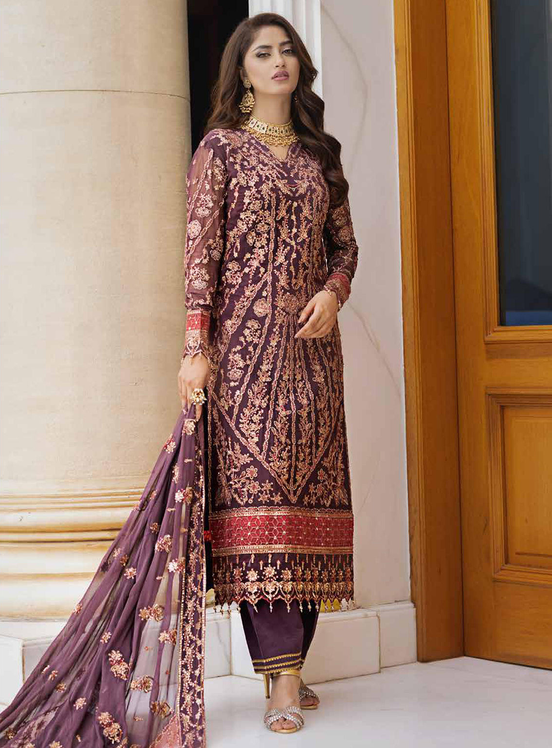 Ishq-e-Aatish By Emaan Adeel Embroidered Chiffon Unstitched 3 Piece Suit - 10 Ishq-e-Aatish By Emaan Adeel Embroidered Chiffon Unstitched 3 Piece Suit - 10