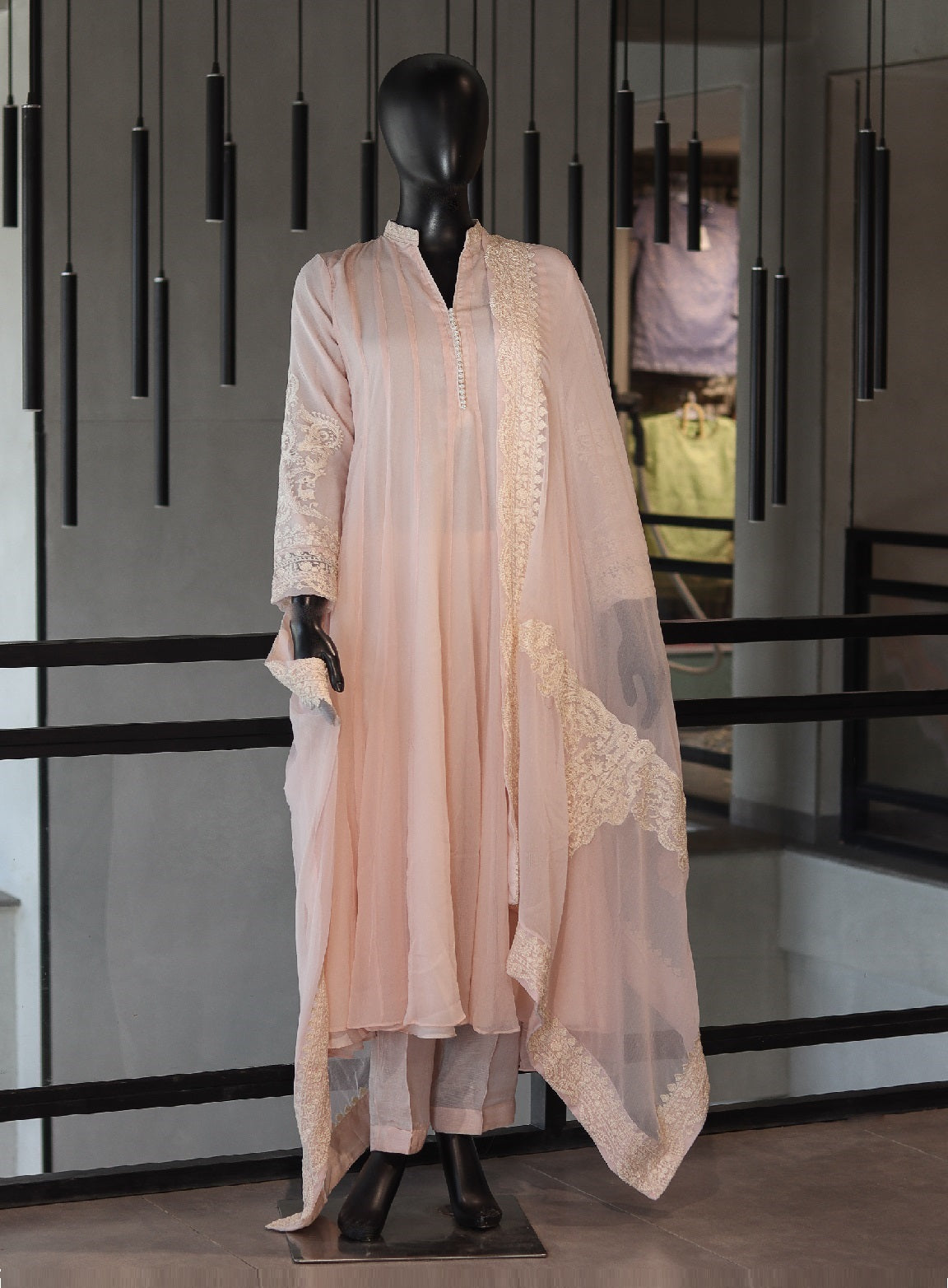 Raad Luxury Embroidered Chiffon 4 Piece Stitched Suit RD24LEF RA-02 BPK Raad Luxury Embroidered Chiffon 4 Piece Stitched Suit RD24LEF RA-02 BPK
