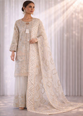 Raad Luxury Formal Embroidered Organza 3 Piece Stitched Suit RD26LF RA-50 IY OPAL