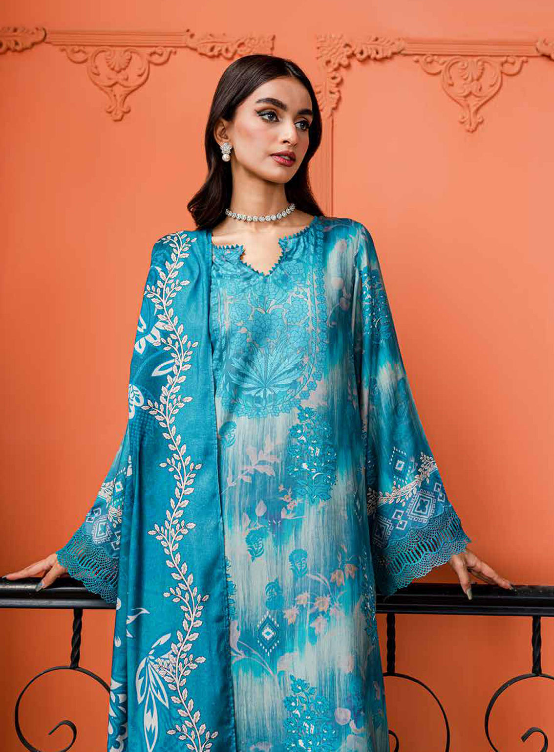 Signature Prints By Nureh Printed Marina Unstitched 3 Piece Suit - 81 Signature Prints By Nureh Printed Marina Unstitched 3 Piece Suit - 81
