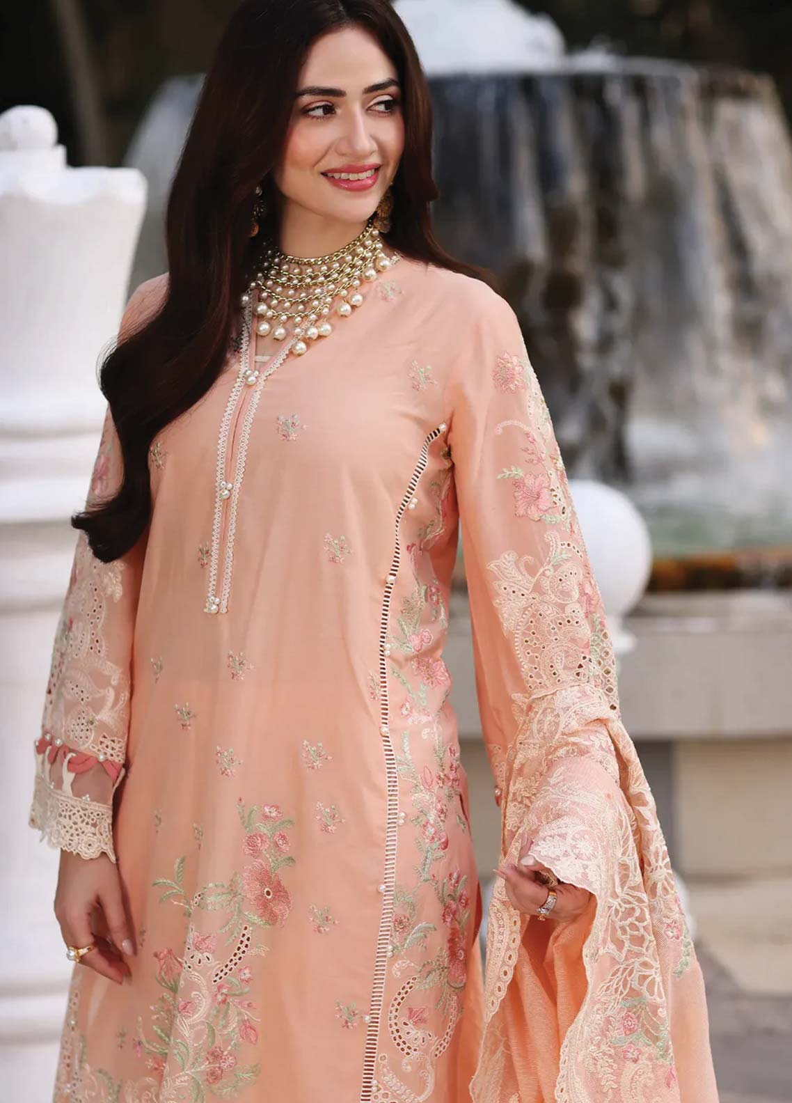 D#09 Elaf Festive Chikankari Collection 623 D#09 Elaf Festive Chikankari Collection 623