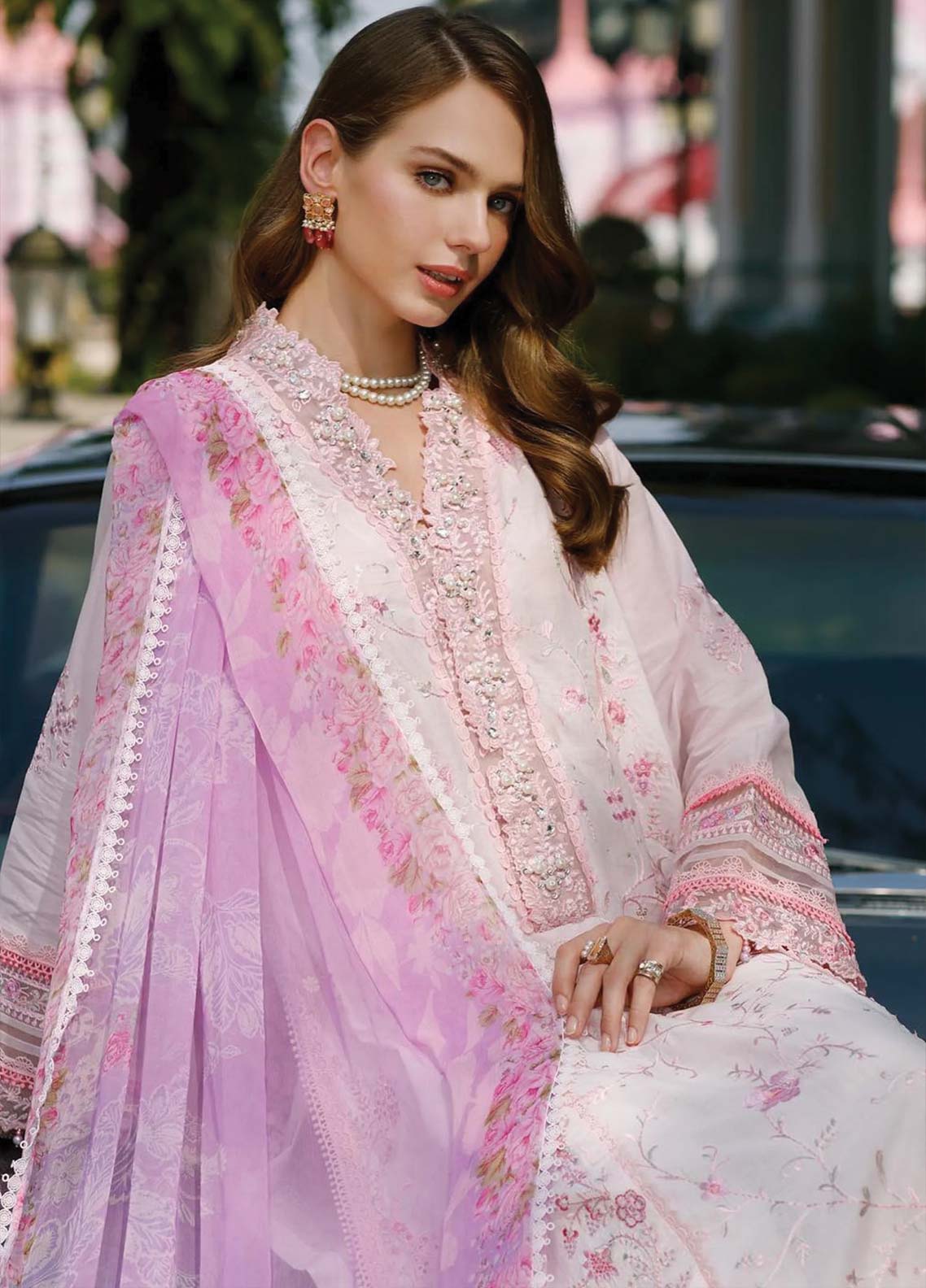 D#07 Noor By Saadia Asad Eid Handwork Schiffli Laserkari Collection 623 D#07 Noor By Saadia Asad Eid Handwork Schiffli Laserkari Collection 623