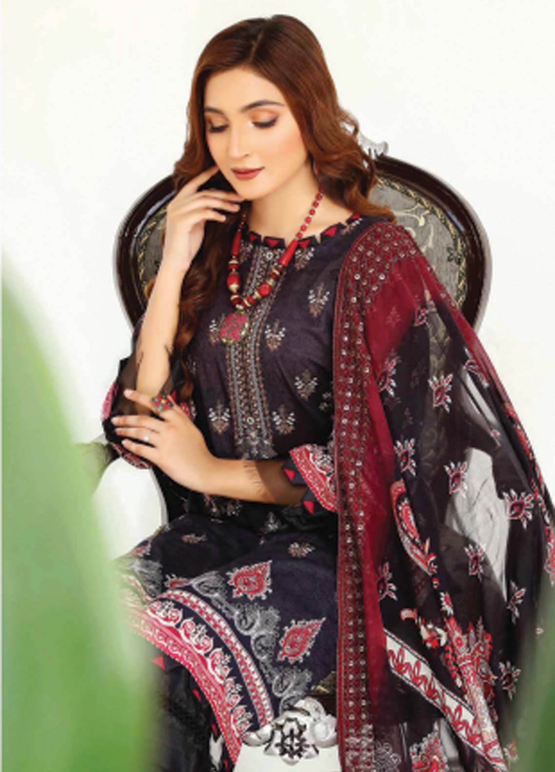 D#06 Abisha Digital Emb Lawn Collection 623 V-50 D#06 Abisha Digital Emb Lawn Collection 623 V-50