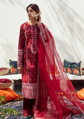 Raqs By Ayzel Afrozeh Embroidered Lawn Unstitched 3 Piece Suit - 02