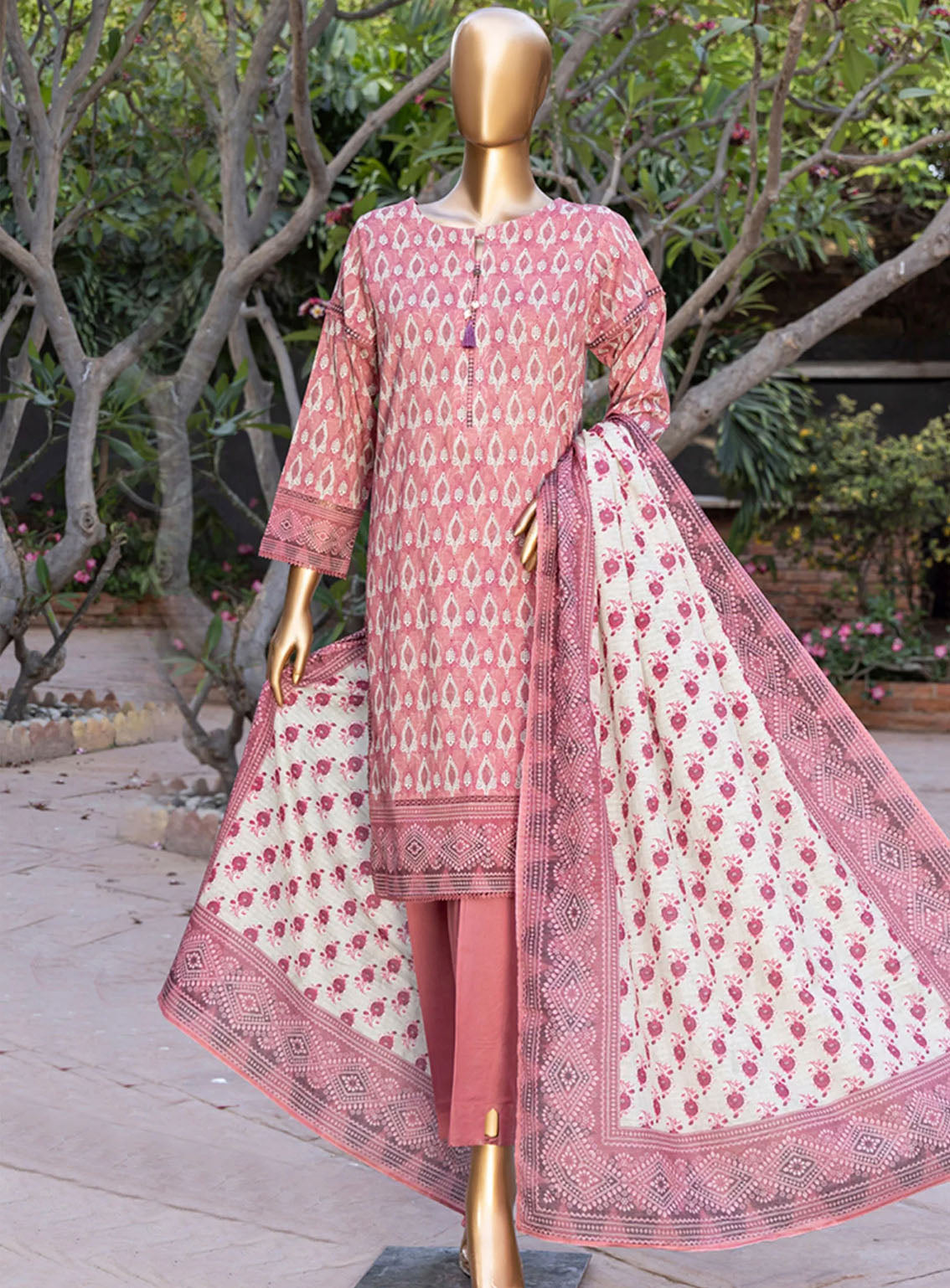 Gardenia By HZ Textile Digital Printed Lawn 3 Piece Stitched Suit HZ24G PSL427 Gardenia By HZ Textile Digital Printed Lawn 3 Piece Stitched Suit HZ24G PSL427