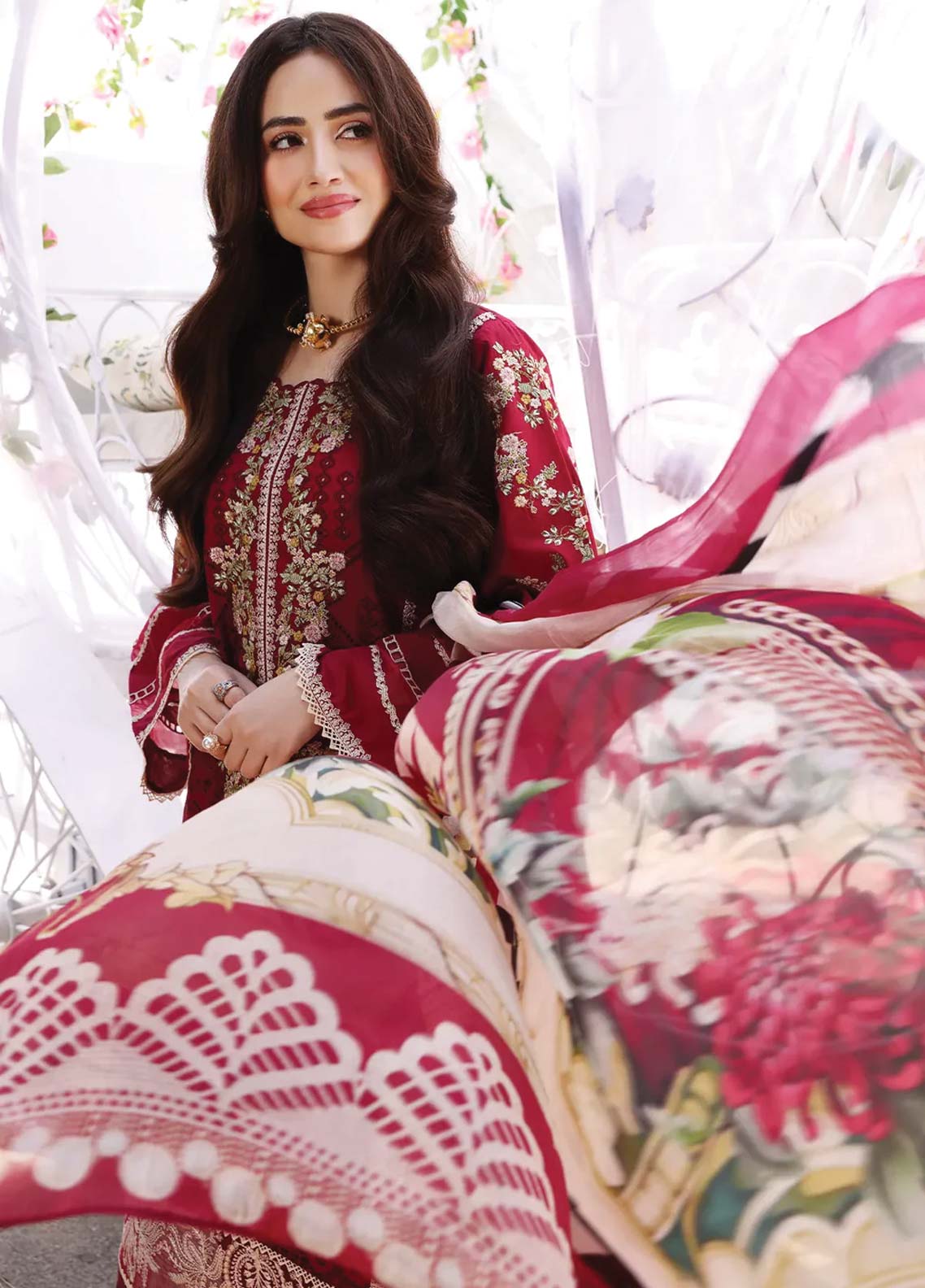 D#10 Elaf Festive Chikankari Collection 623 D#10 Elaf Festive Chikankari Collection 623