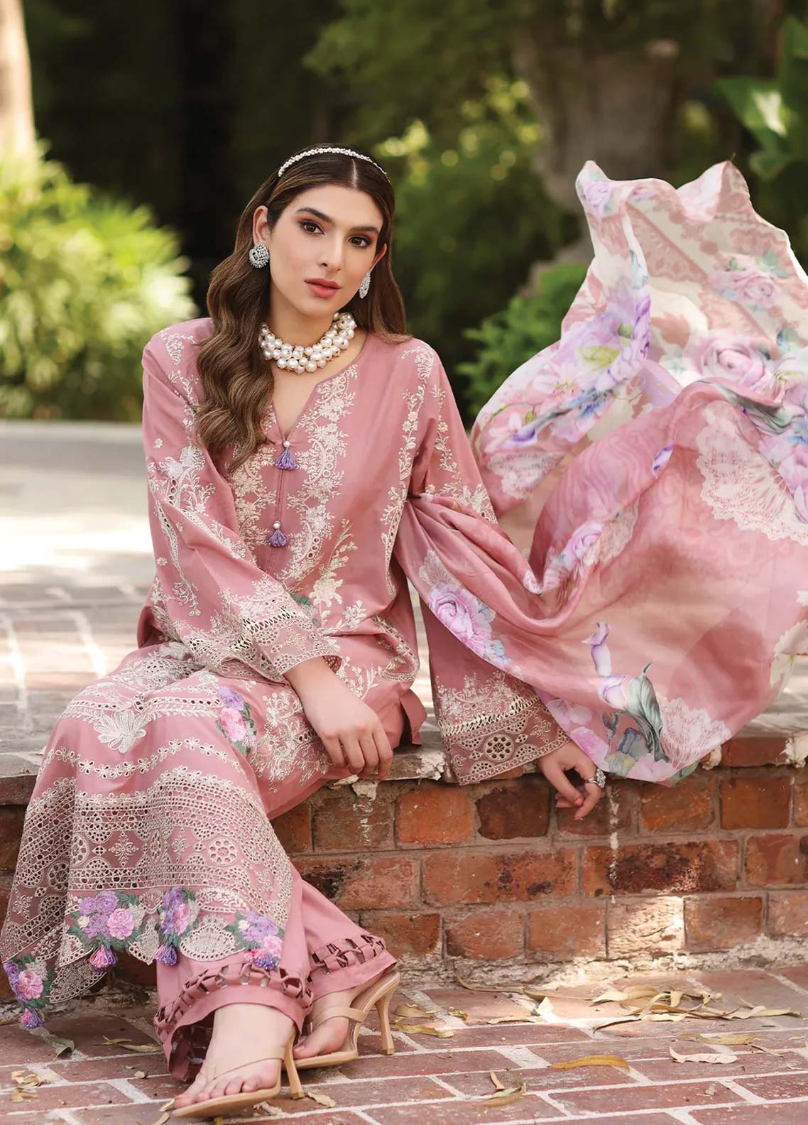 D#11B Elaf Festive Chikankari Collection 623 D#11B Elaf Festive Chikankari Collection 623