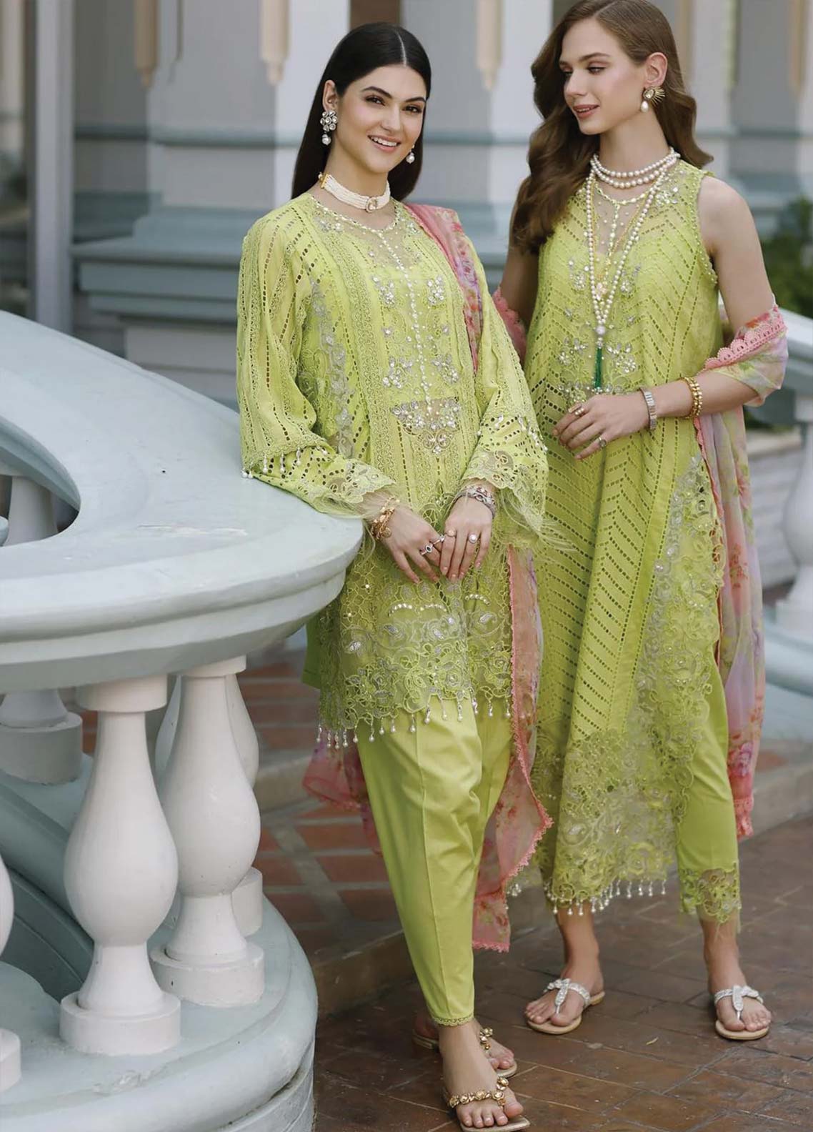 D#09 Noor By Saadia Asad Eid Handwork Schiffli Laserkari Collection 623 D#09 Noor By Saadia Asad Eid Handwork Schiffli Laserkari Collection 623