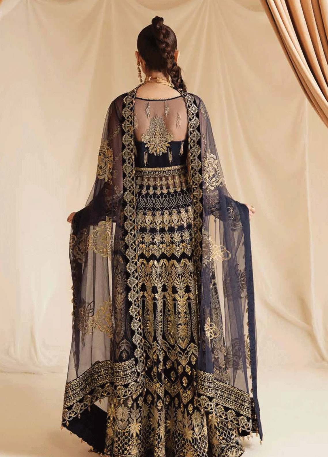 Ayzel By Afrozeh Embroidered Chiffon Unstitched 3 Piece Suit - 05 Ayzel By Afrozeh Embroidered Chiffon Unstitched 3 Piece Suit - 05