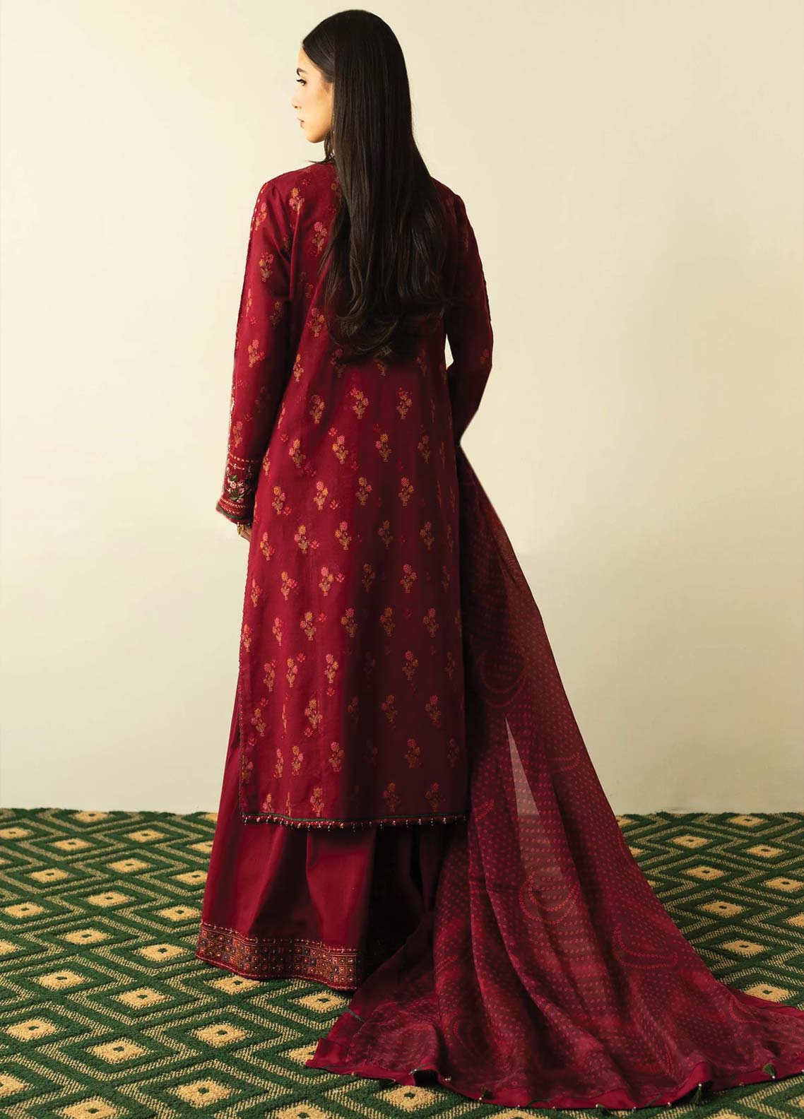 D#06 Zara Shahjahan Emb Lawn Collection 623 V-2 D#06 Zara Shahjahan Emb Lawn Collection 623 V-2