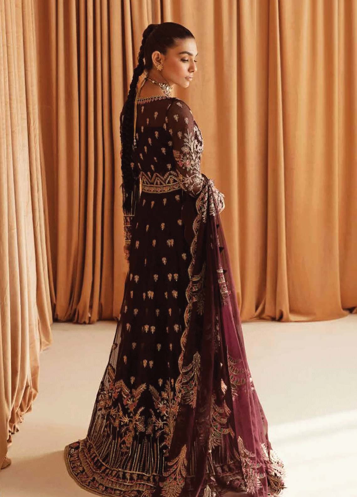 Ayzel By Afrozeh Embroidered Chiffon Unstitched 3 Piece Suit - 06 Ayzel By Afrozeh Embroidered Chiffon Unstitched 3 Piece Suit - 06