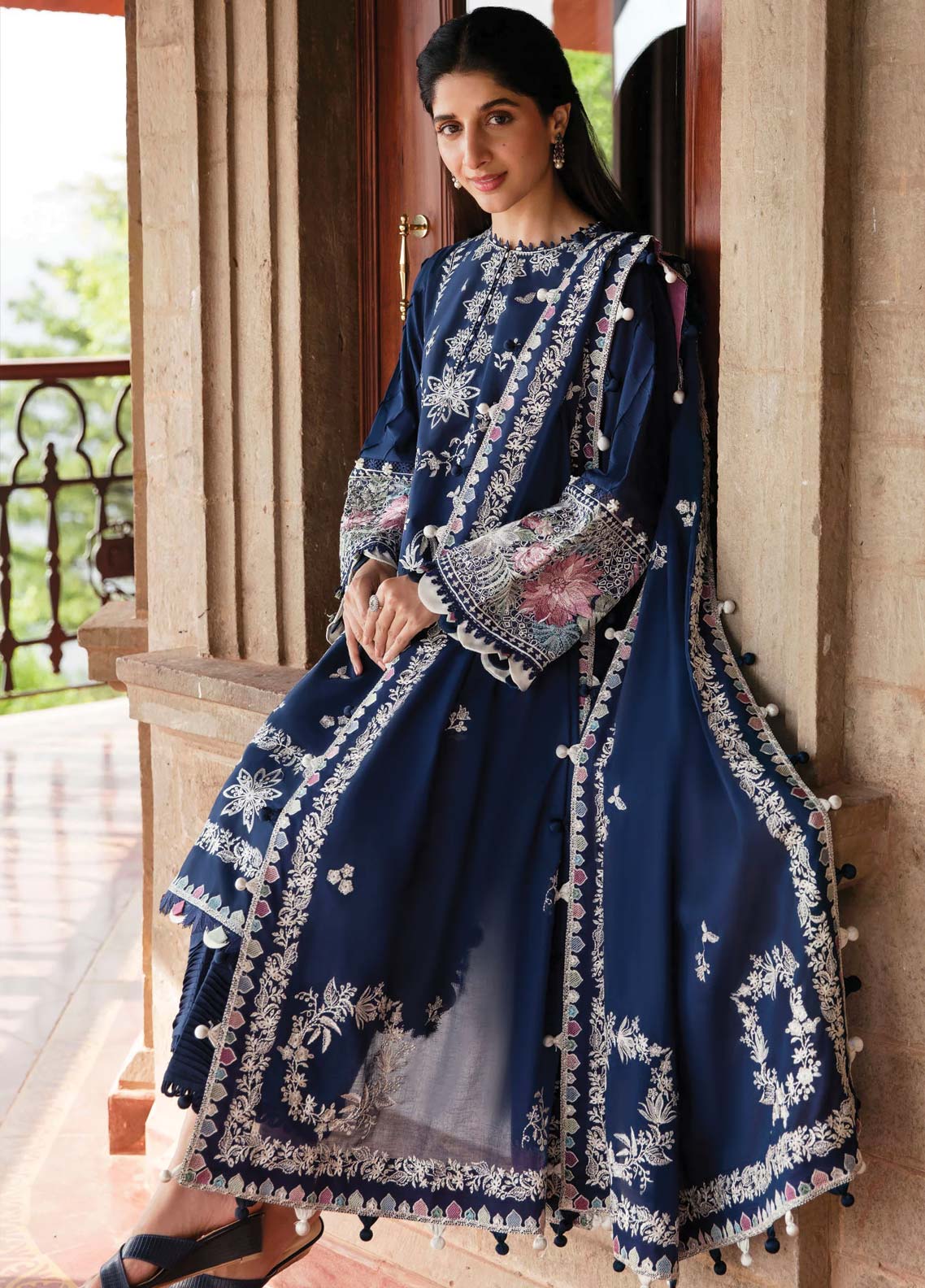 D#03 Zaha By Khadija Shah Festive Emb Lawn Collection 623 D#03 Zaha By Khadija Shah Festive Emb Lawn Collection 623