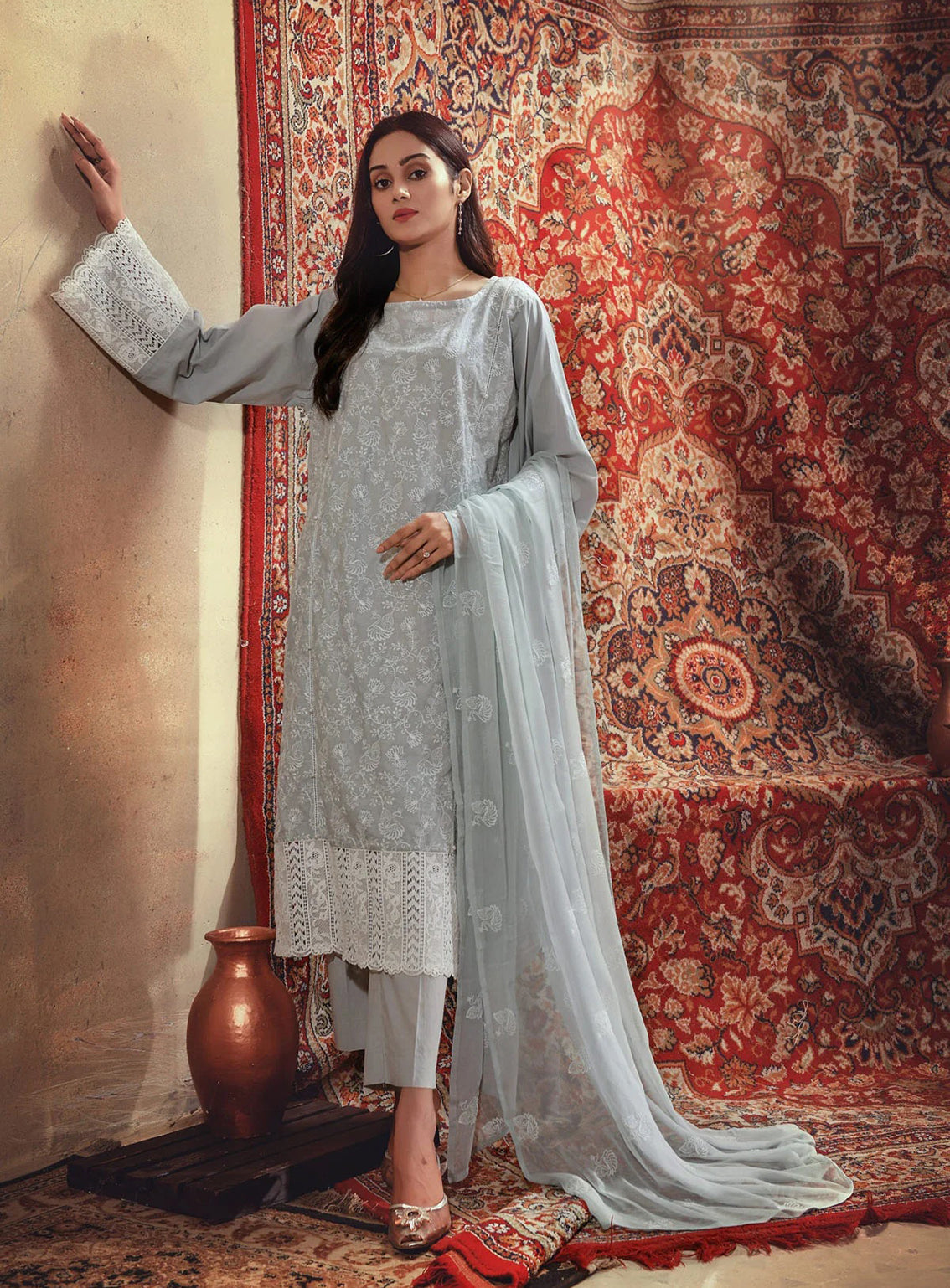 D#USA-1018 Addee Emb Unstitched Collection 923 D#USA-1018 Addee Emb Unstitched Collection 923