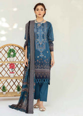 D#10 Abisha Digital Emb Lawn Collection 623 V-50