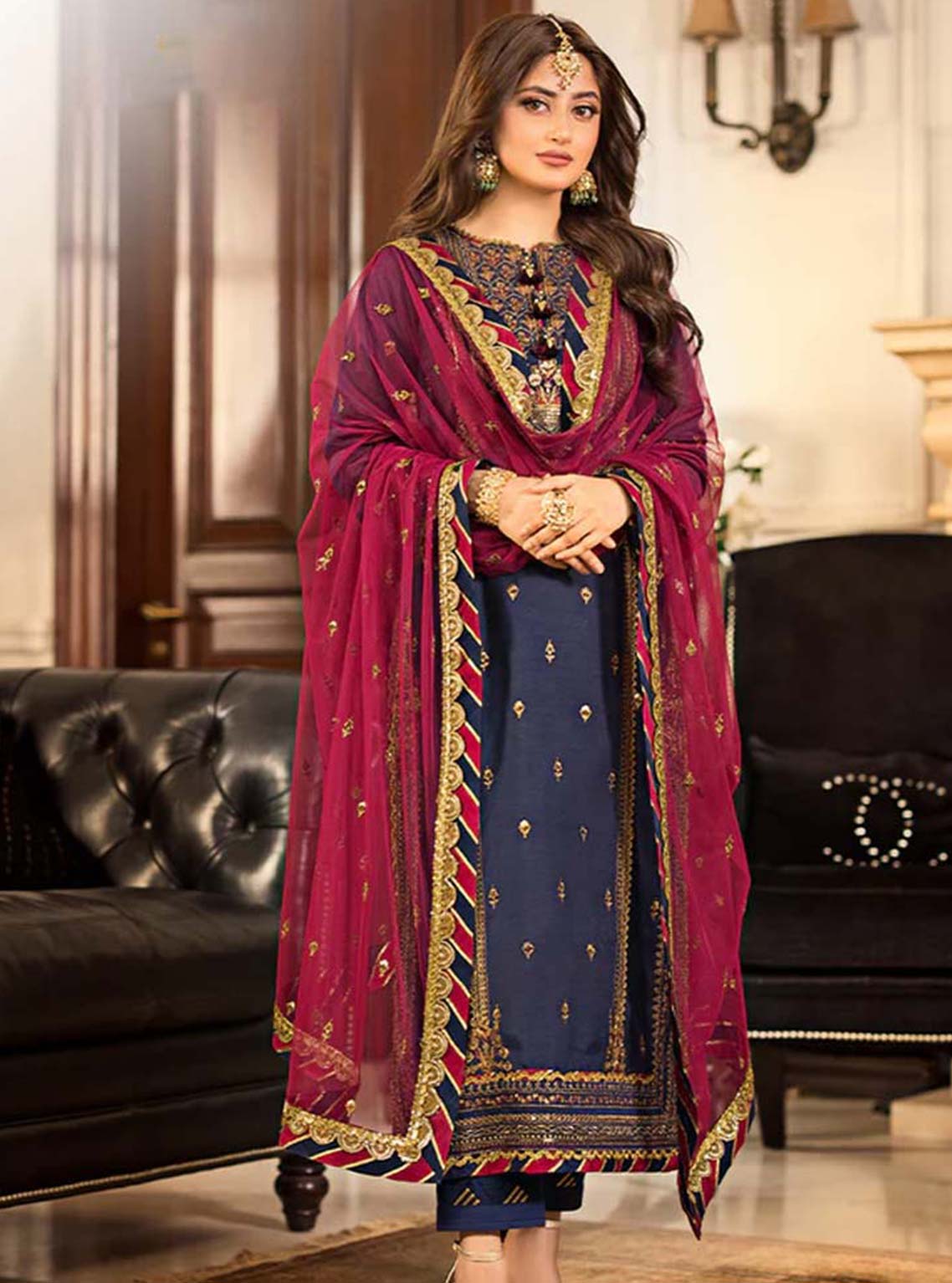 D#17 Asim Jofa Jhil Mil Luxury Festive Emb Collection 823 D#17 Asim Jofa Jhil Mil Luxury Festive Emb Collection 823