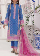 Jhalak By VS Textile Printed Lawn Unstitched 3 Piece Suit - 1934