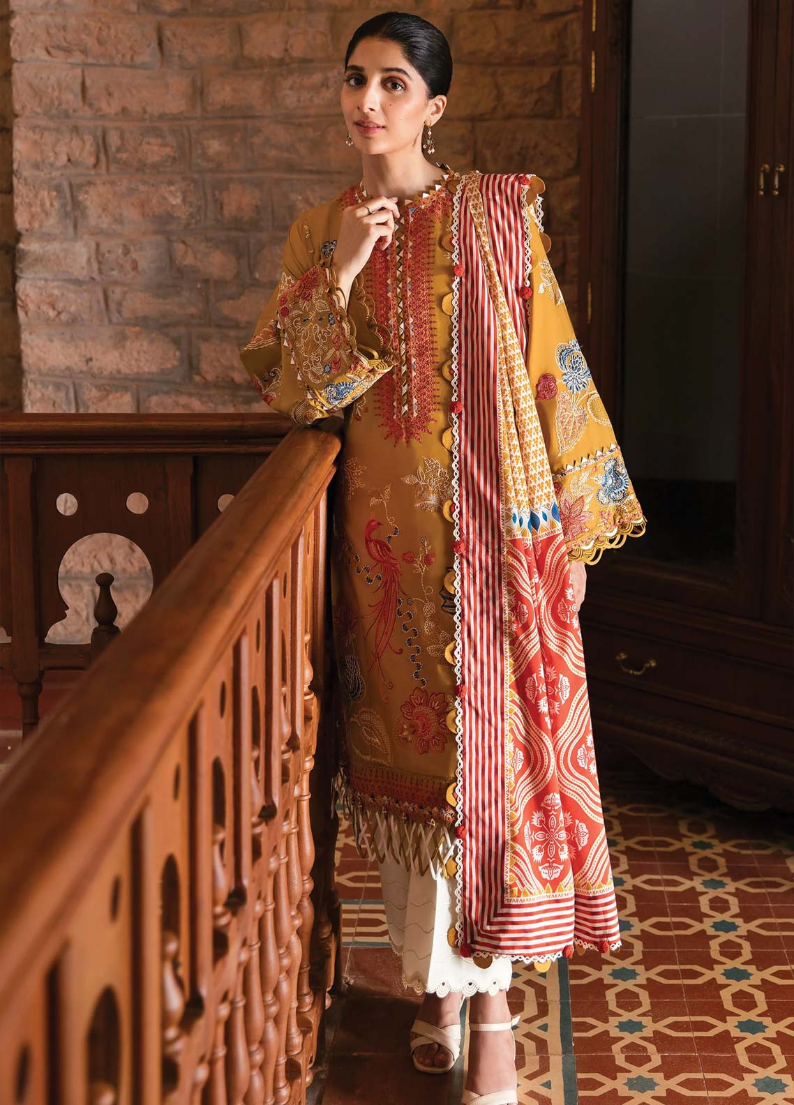 D#02 Zaha By Khadija Shah Festive Emb Lawn Collection 623 D#02 Zaha By Khadija Shah Festive Emb Lawn Collection 623