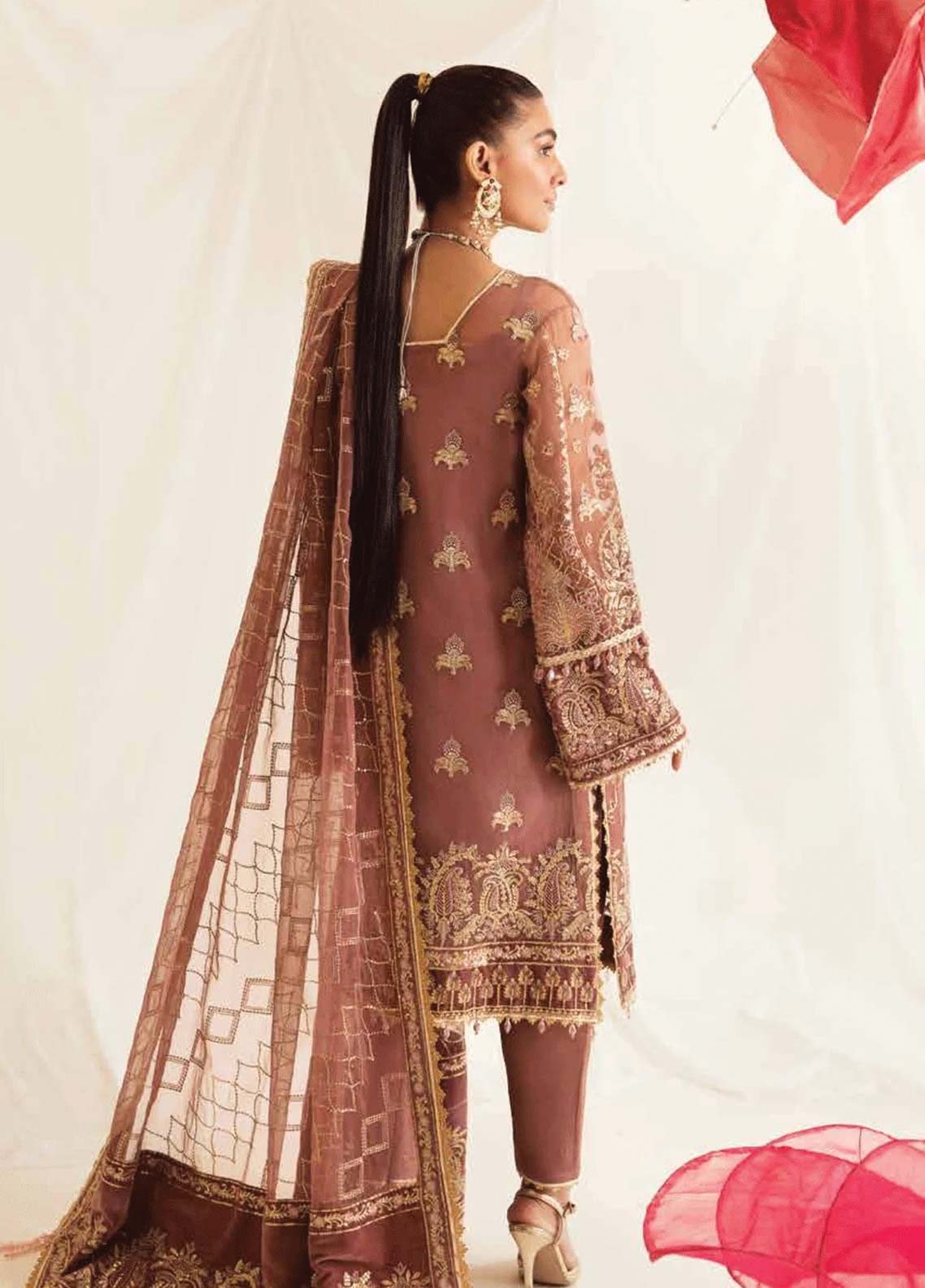 Ayzel By Afrozeh Embroidered Chiffon Unstitched 3 Piece Suit - 04 Ayzel By Afrozeh Embroidered Chiffon Unstitched 3 Piece Suit - 04