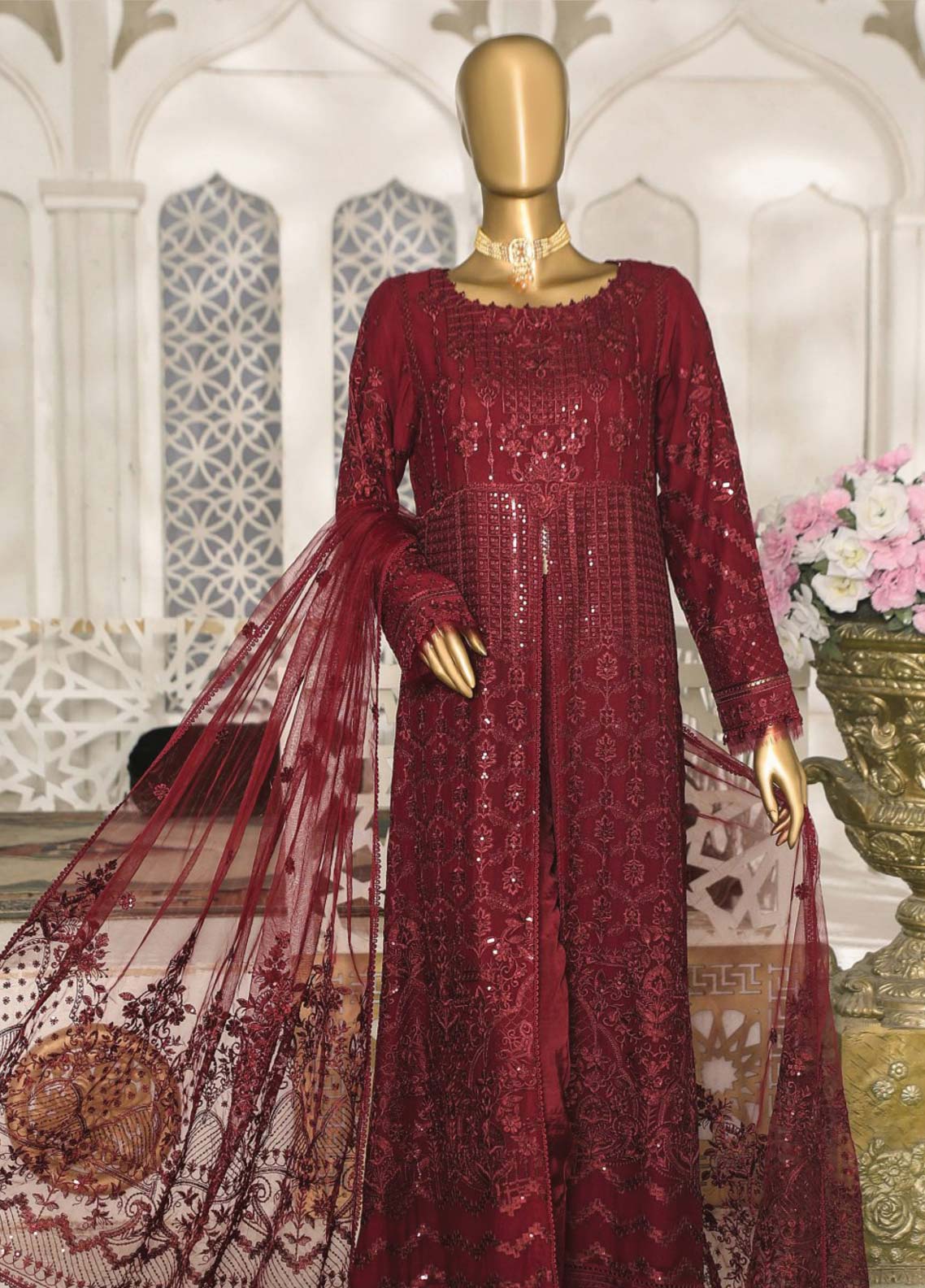 D#04 HZ Cortesia Luxury Emb Chiffon Collection 623 D#04 HZ Cortesia Luxury Emb Chiffon Collection 623