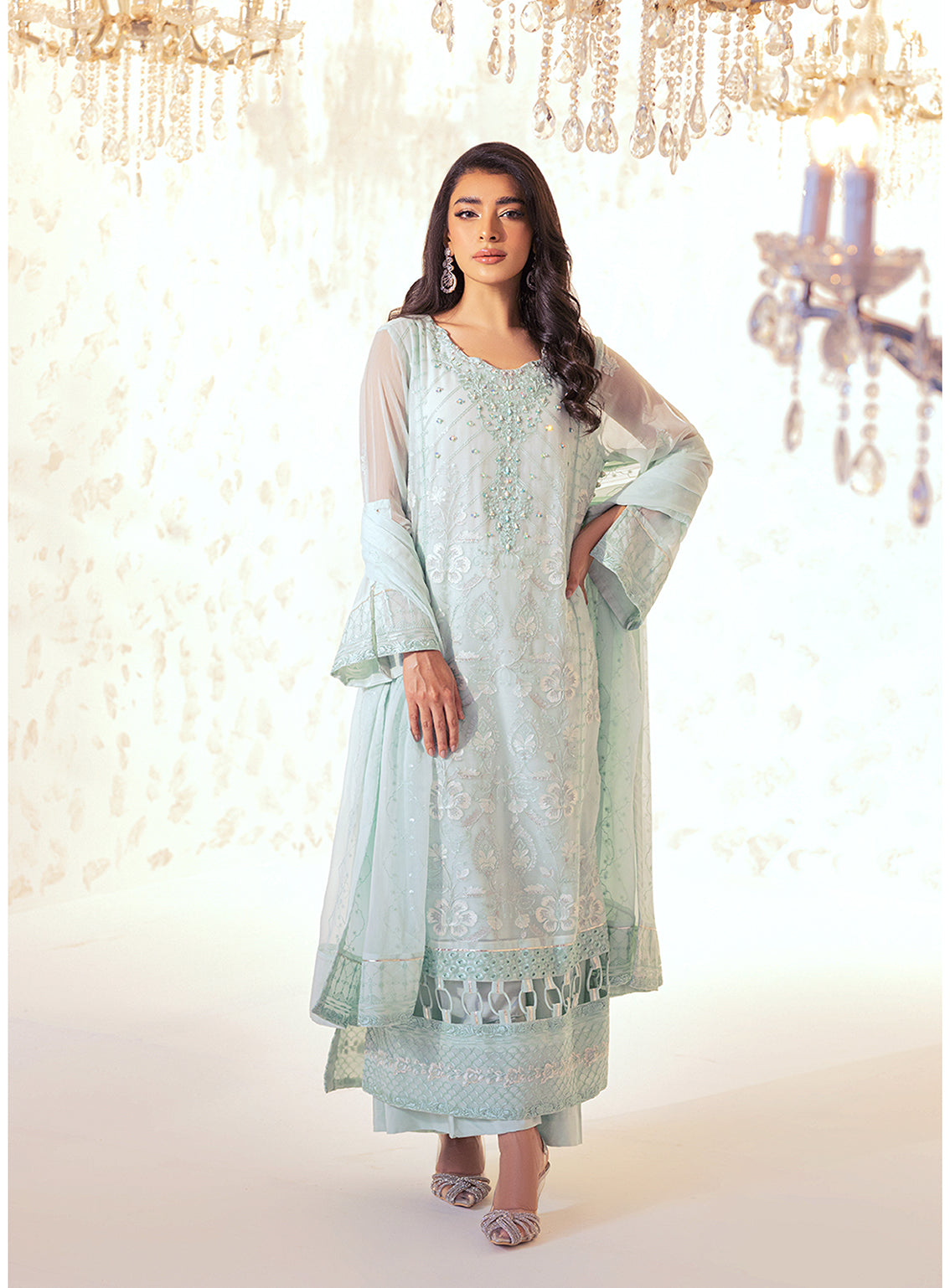 D#074 Shamooz Seher Luxury Emb Chiffon Collection 923 D#074 Shamooz Seher Luxury Emb Chiffon Collection 923
