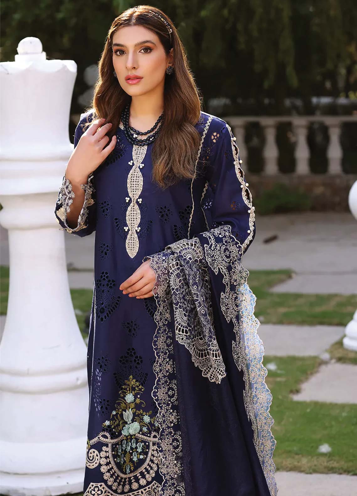 D#4B Elaf Festive Chikankari Collection 623 D#4B Elaf Festive Chikankari Collection 623