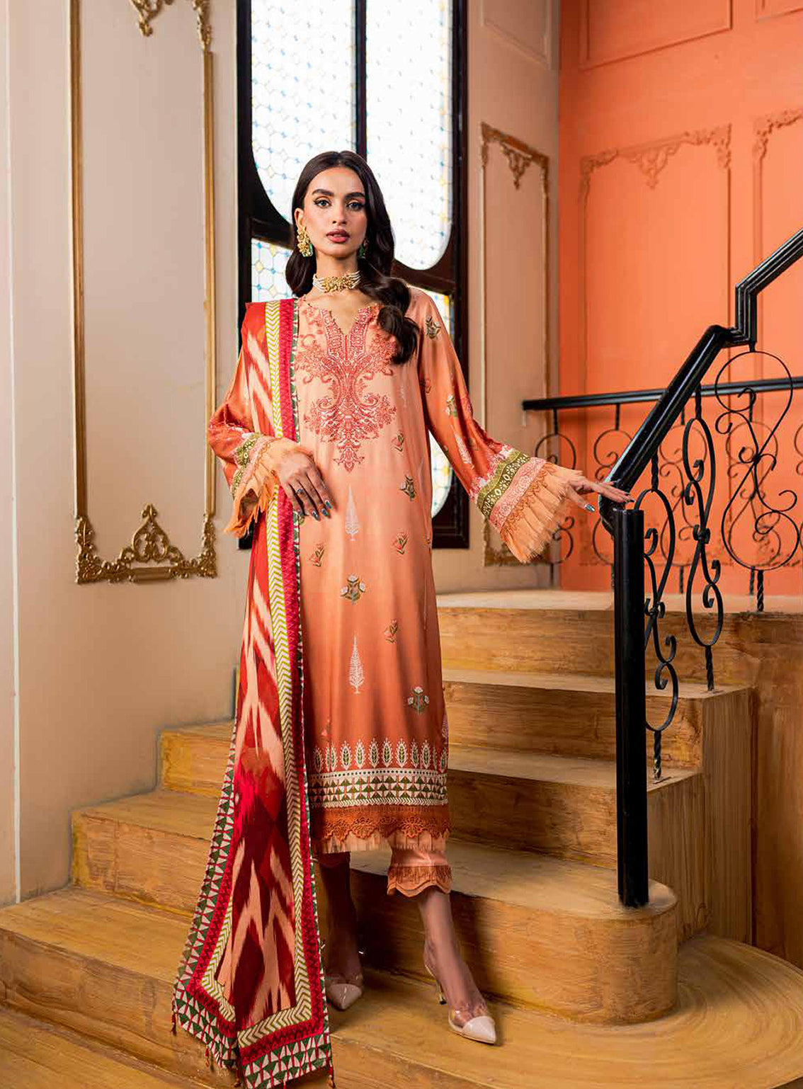 Signature Prints By Nureh Printed Marina Unstitched 3 Piece Suit - 82 Signature Prints By Nureh Printed Marina Unstitched 3 Piece Suit - 82