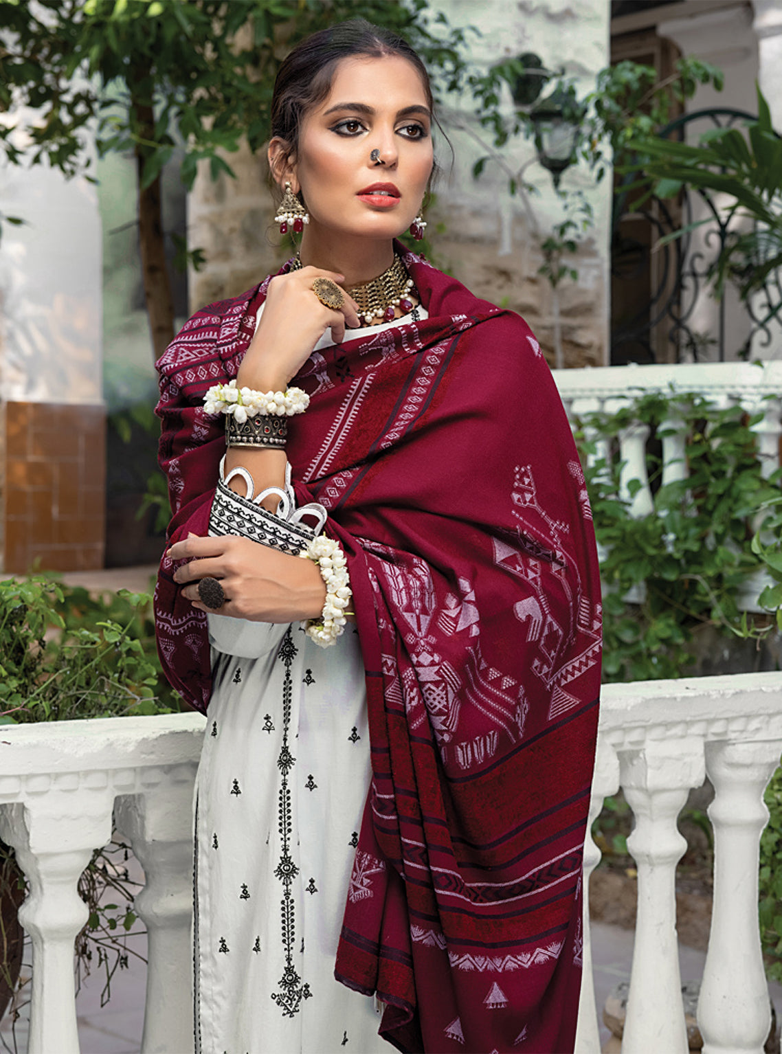 D#365 LSM Lakhany Winter Exclusive Emb Shawl Collection 1122 D#365 LSM Lakhany Winter Exclusive Emb Shawl Collection 1122