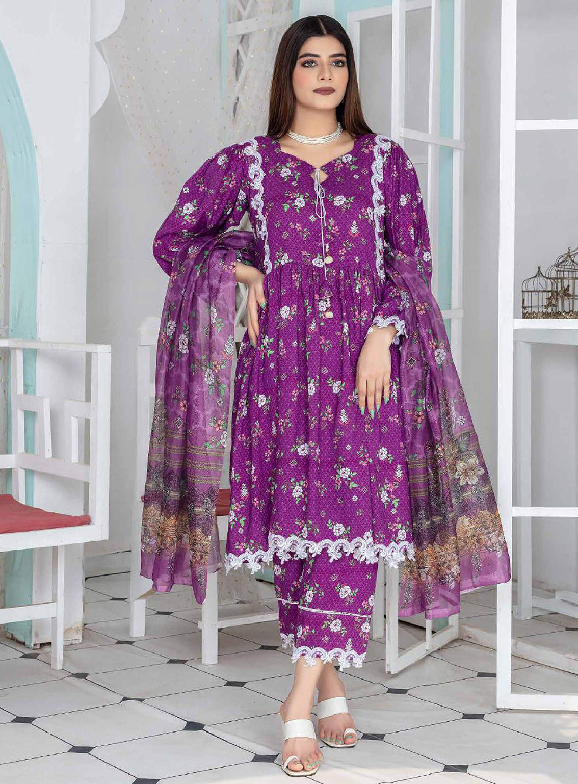 D#01 Feroza Digtal Printed Winter Collection 923 D#01 Feroza Digtal Printed Winter Collection 923