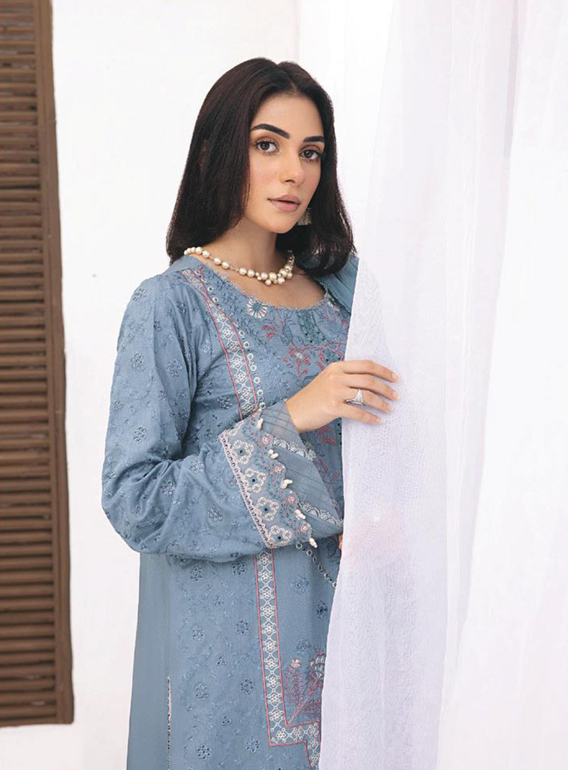 Kastoori By Awwal Embroidered Viscose Unstitched 3 Piece Suit - 10 Kastoori By Awwal Embroidered Viscose Unstitched 3 Piece Suit - 10
