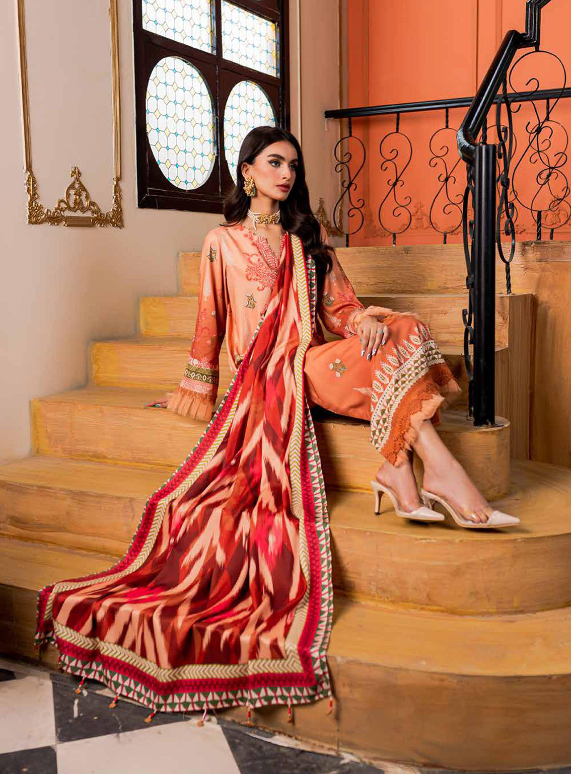 Signature Prints By Nureh Printed Marina Unstitched 3 Piece Suit - 82 Signature Prints By Nureh Printed Marina Unstitched 3 Piece Suit - 82