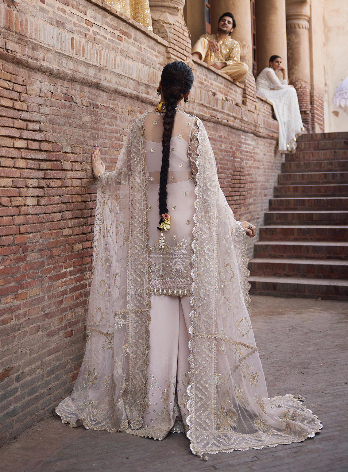 Afrozeh Embroidered Organza Unstitched 3 Piece Suit - 07 Afrozeh Embroidered Organza Unstitched 3 Piece Suit - 07