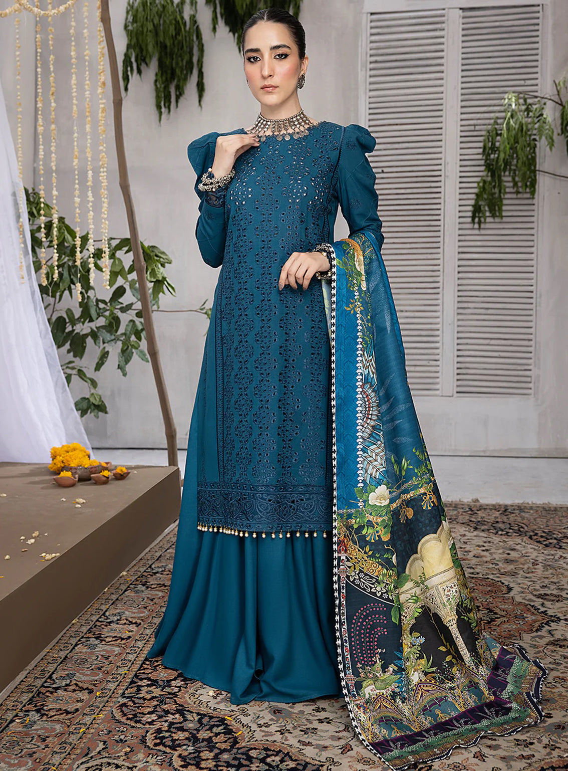 D#07 Mahnur Mehru Linen Winter Collection 923 D#07 Mahnur Mehru Linen Winter Collection 923