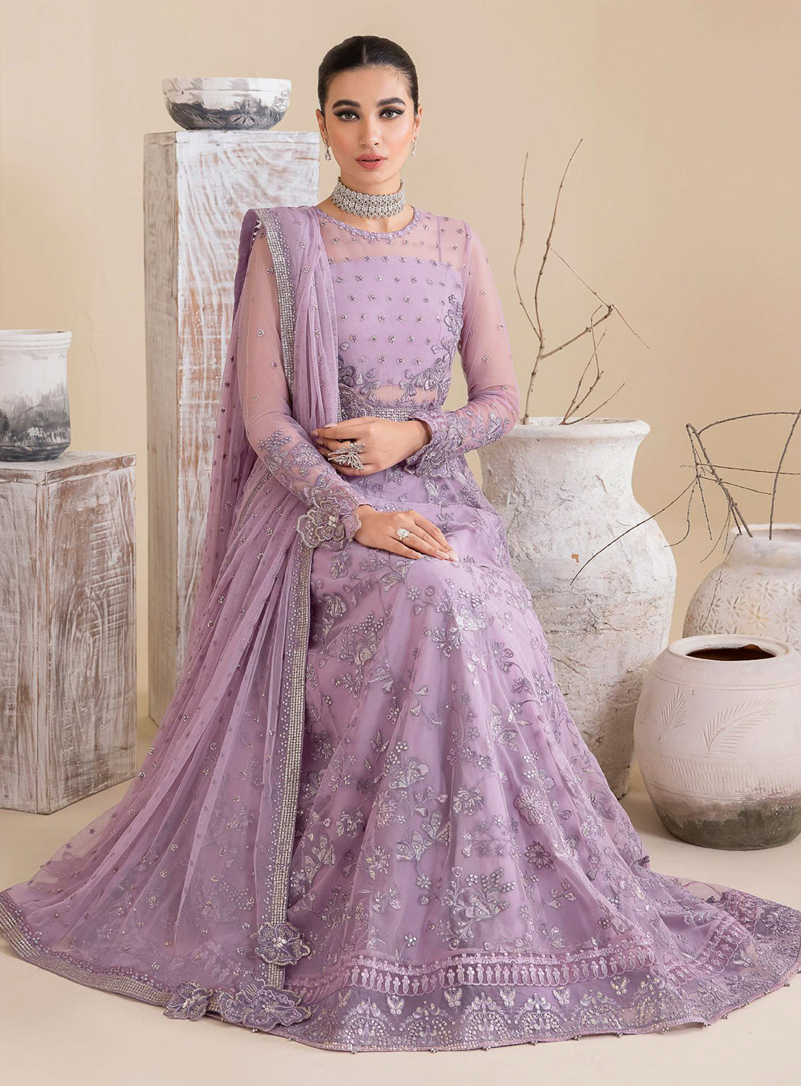 Iznik Embroidered Chiffon Unstitched 3 Piece Suit - 25 Iznik Embroidered Chiffon Unstitched 3 Piece Suit - 25