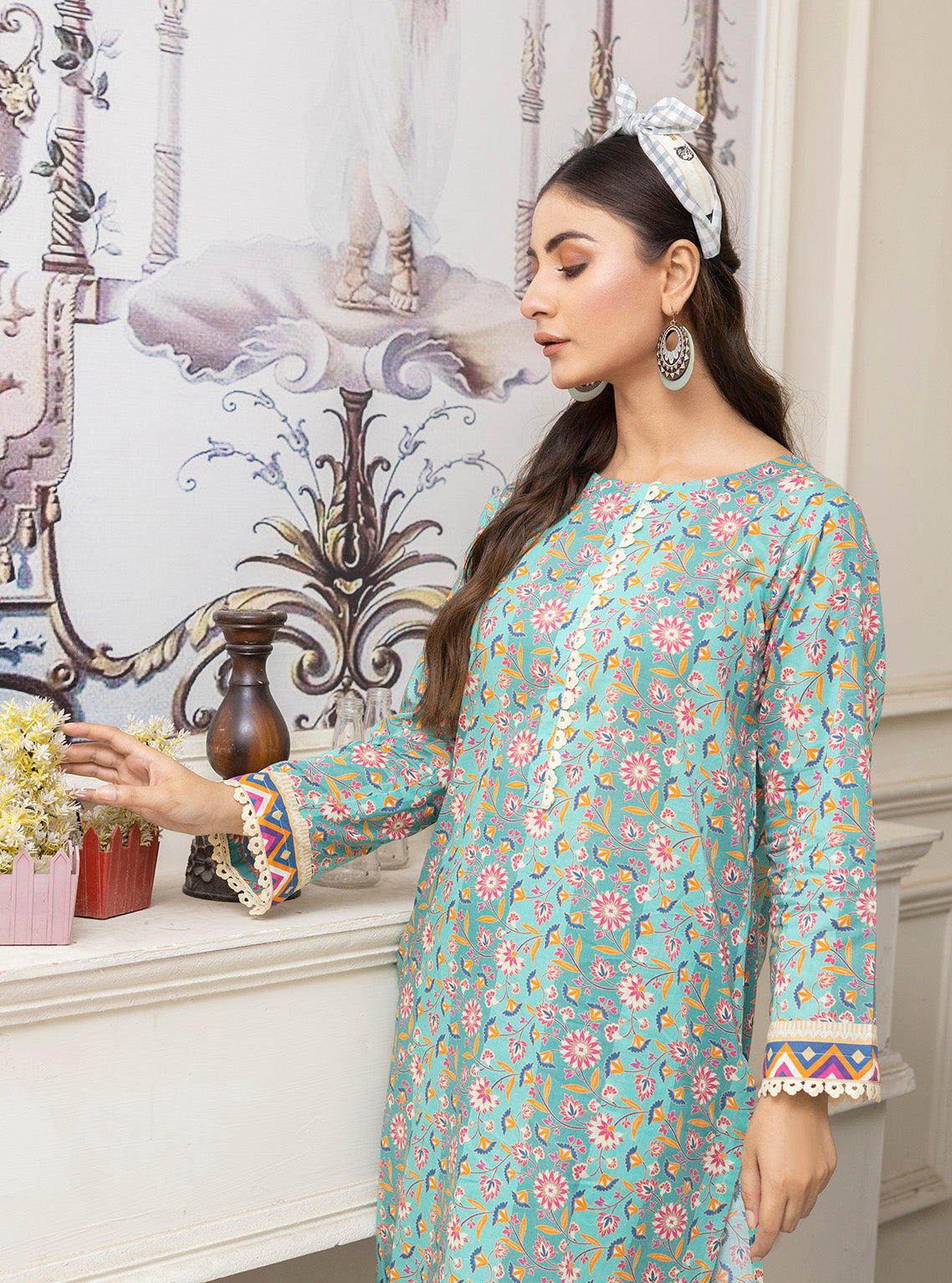 D#01 Keysha Durefishan Digital Printed Stitch 2Pc 823 D#01 Keysha Durefishan Digital Printed Stitch 2Pc 823