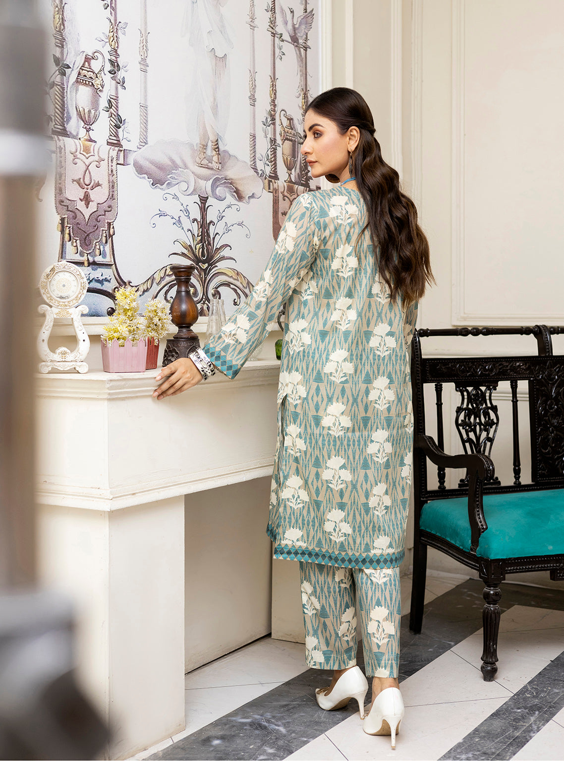 D#03 Keysha Durefishan Digital Printed Stitch 2Pc 823 D#03 Keysha Durefishan Digital Printed Stitch 2Pc 823