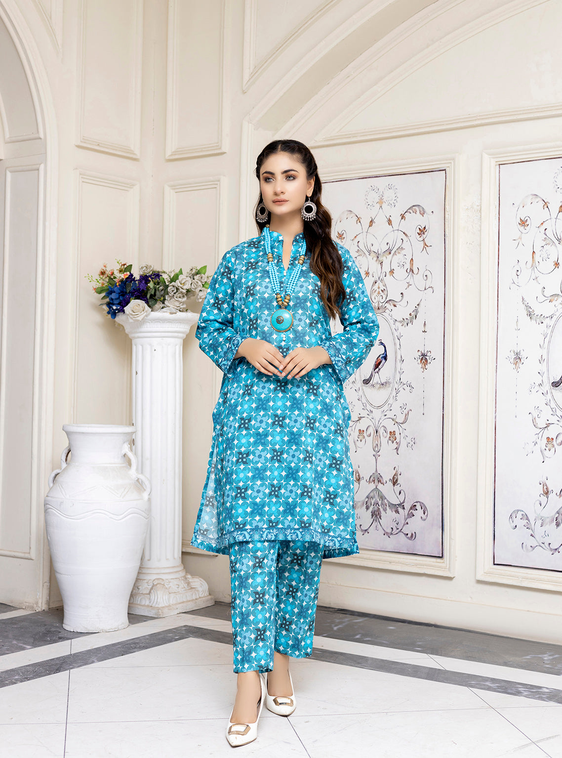 D#06 Keysha Durefishan Digital Printed Stitch 2Pc 823 D#06 Keysha Durefishan Digital Printed Stitch 2Pc 823