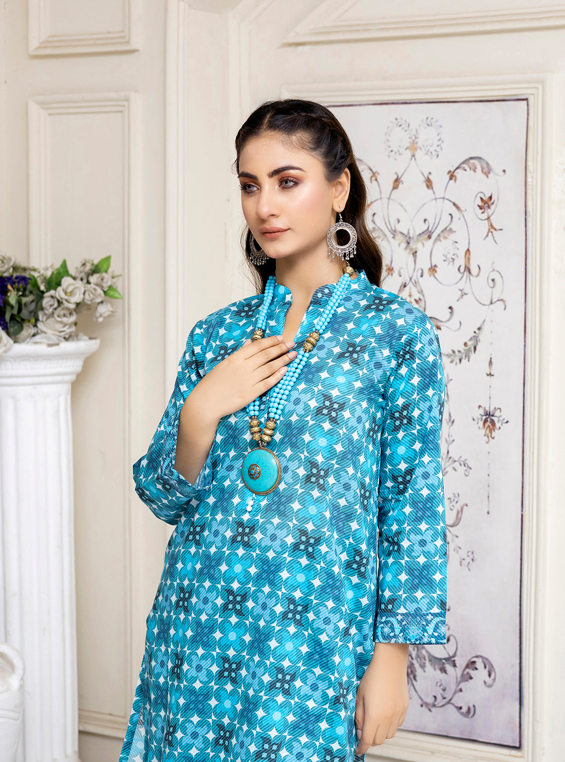 D#06 Keysha Durefishan Digital Printed Stitch 2Pc 823 D#06 Keysha Durefishan Digital Printed Stitch 2Pc 823
