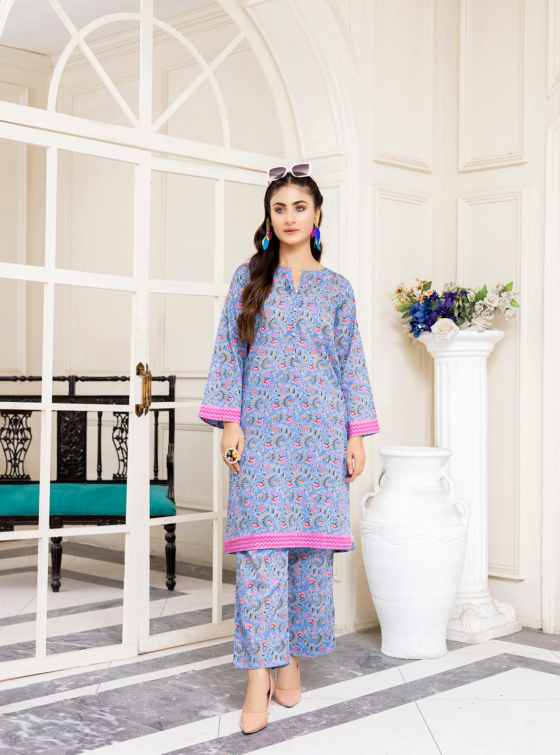 D#10 Keysha Durefishan Digital Printed Stitch 2Pc 823 D#10 Keysha Durefishan Digital Printed Stitch 2Pc 823